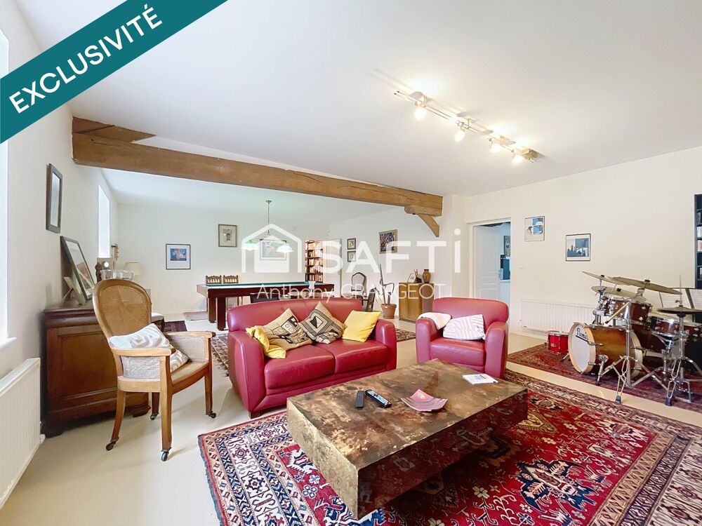À vendre  Maison de village,170M² AVEC JARDIN Jussey