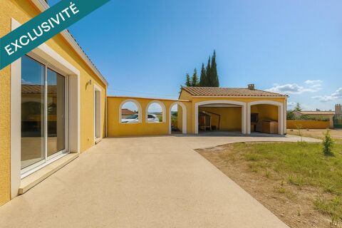   Villa contemporaine de plain-pied avec d�pendance � Pauligne (11300) Maison - 5 pi�ce(s) - 130 m�