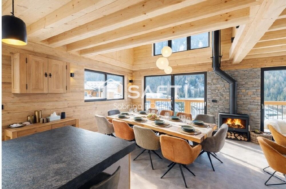 LA PLAGNE  CHALET INDIVIDUEL 118 m²  6 CHAMBRES  ESPACE BIEN-ÊTRE  SKIS AUX PIEDS  DOMAINE SKIABLE PARADISKI