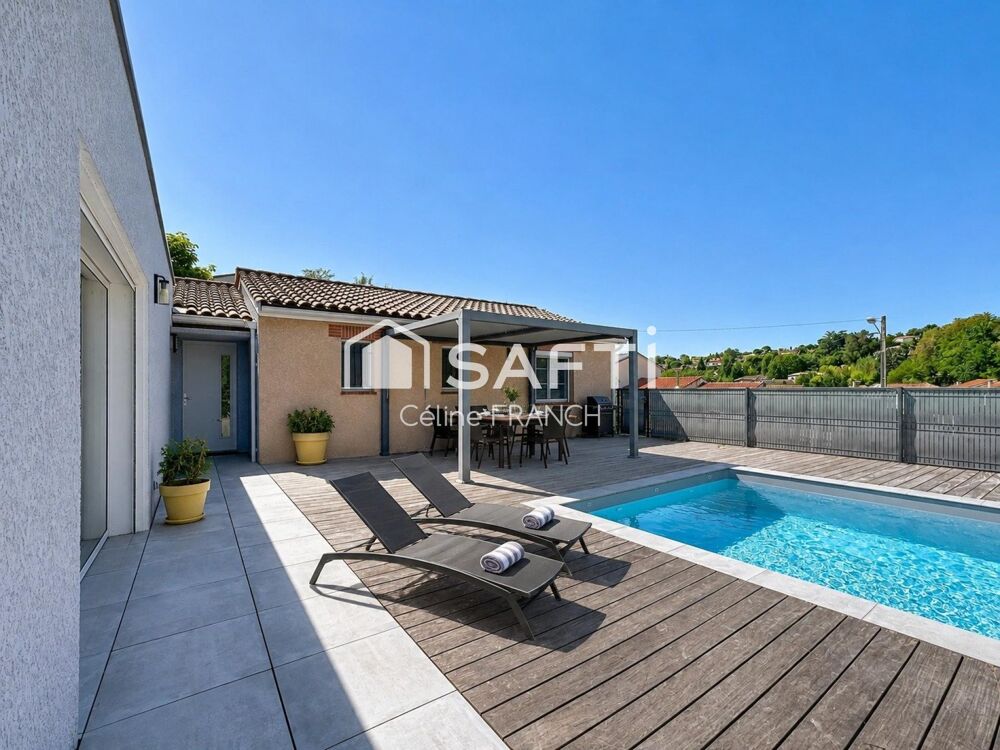 Vente Maison PLAIN-PIED, PISCINE ET VUE COTEAUX Montastruc-la-conseillere