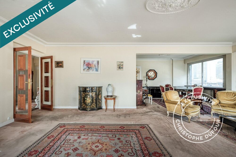Vente Appartement PUTEAUX - Appartement familial de 121 m² au dernier étage avec balcon, box et cave Puteaux