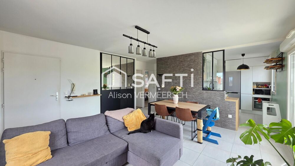 Bel appartement lumineux avec une terrasse de 66m²environ