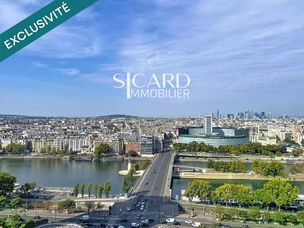 Vente Appartement 2 pièces 22e étage, vue Seine - Beaugrenelle Paris 15
