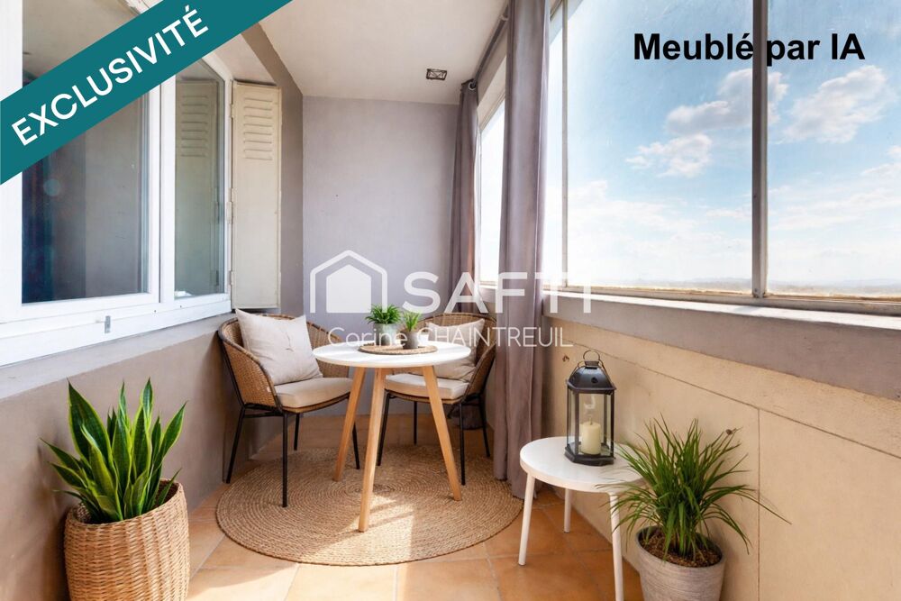 Vente Appartement Bel Air / Les Brosses : T3 lumineux avec vue dégagée sur Lyon Villeurbanne