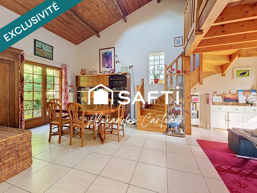 Maison 4 chambres, bureau, 2800 m² de terrain