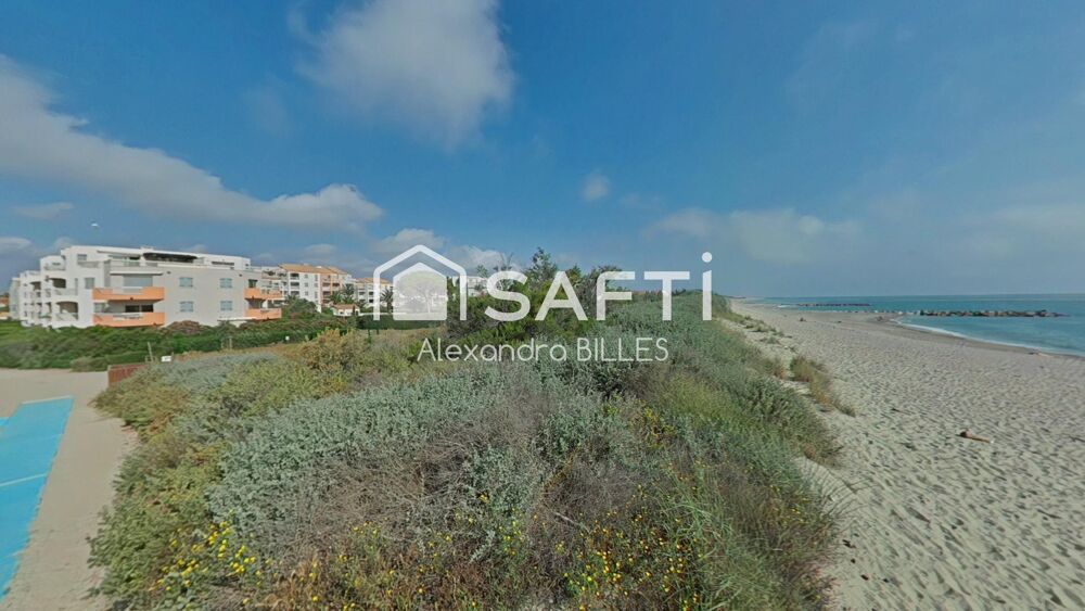 Vente Appartement Résidence Accès direct Plage et piscine : T2 + Cabine et place de parking privative Saint-cyprien