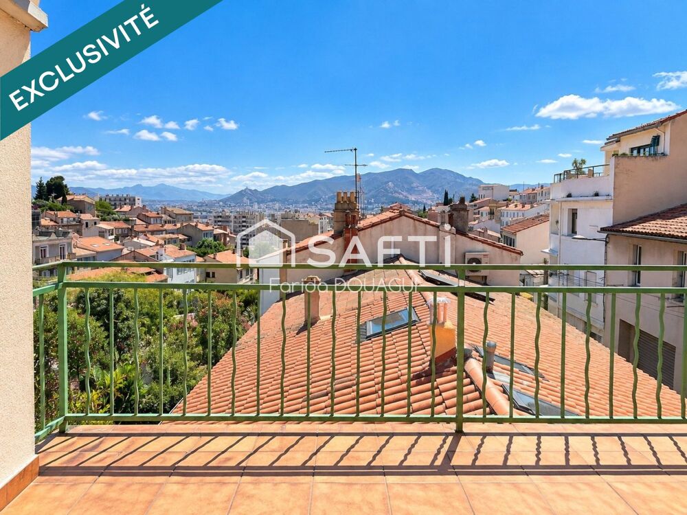Vente Maison Vauban - lumineuse - vue imprenable - Calme absolu - Garage Marseille 6