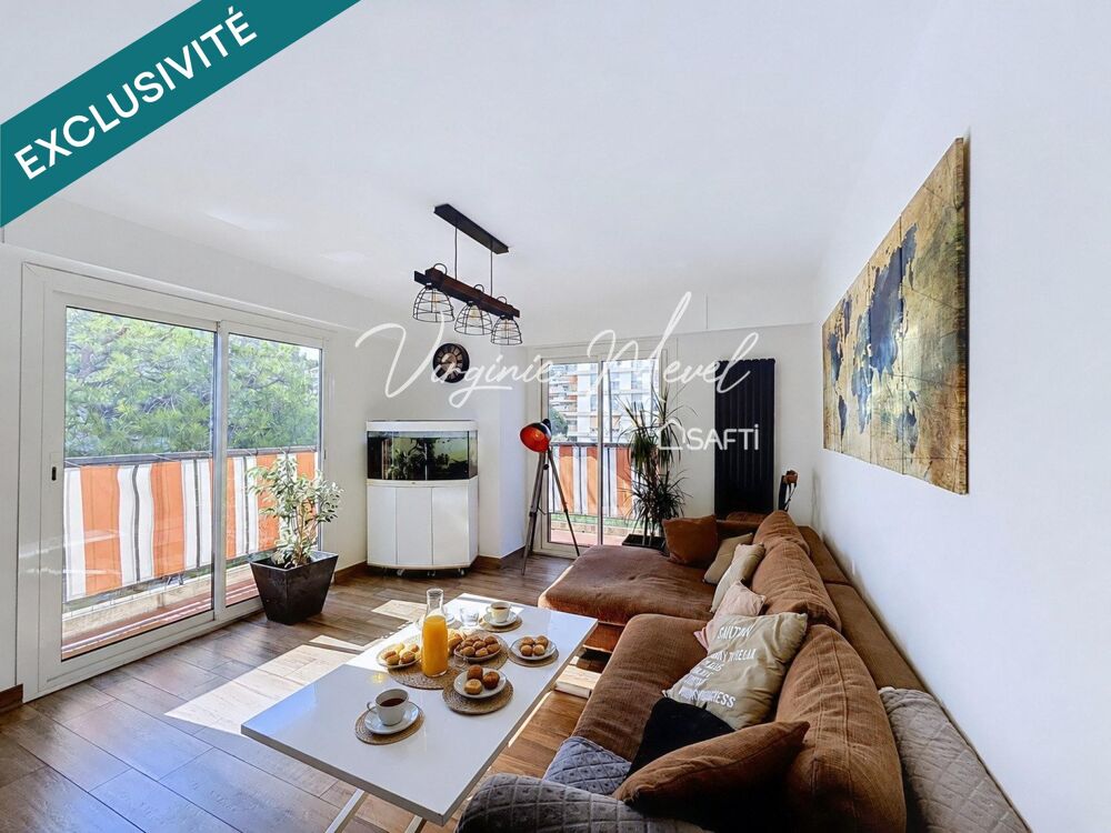 Nice ouest Araucaria 3 pièces 65m2 en avant dernier étage