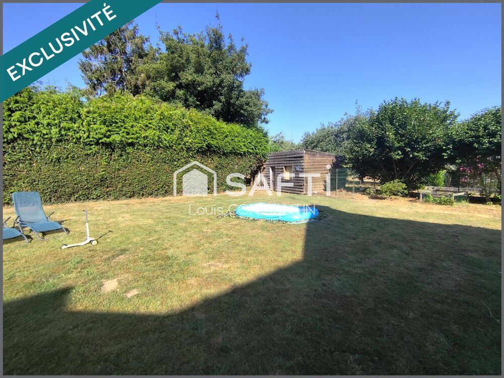 sous-sol, terrain, 3 chambres, cuisine ouverte, véranda, calme,