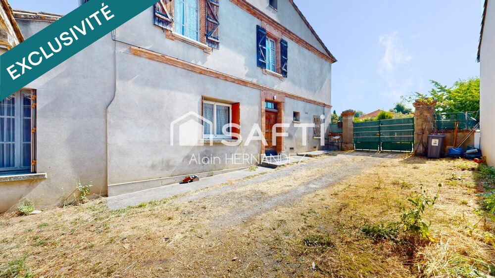 MURET Maison avec jardin, garage - fort potentiel