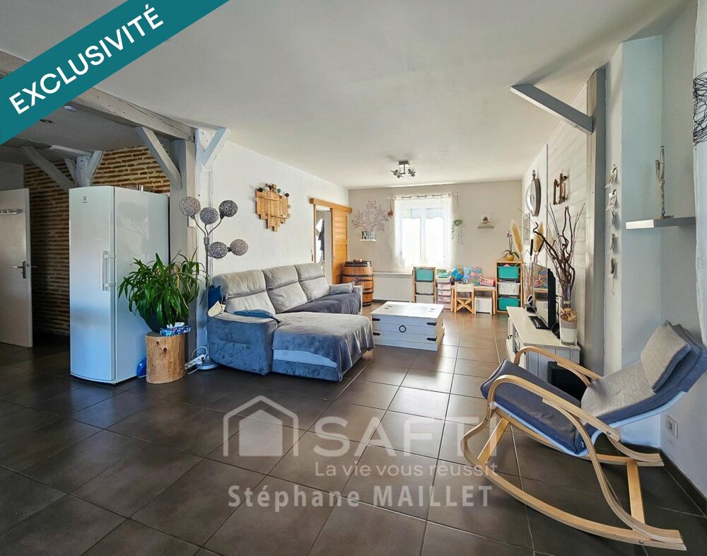 Maison rénovée avec piscine sans vis-à-vis