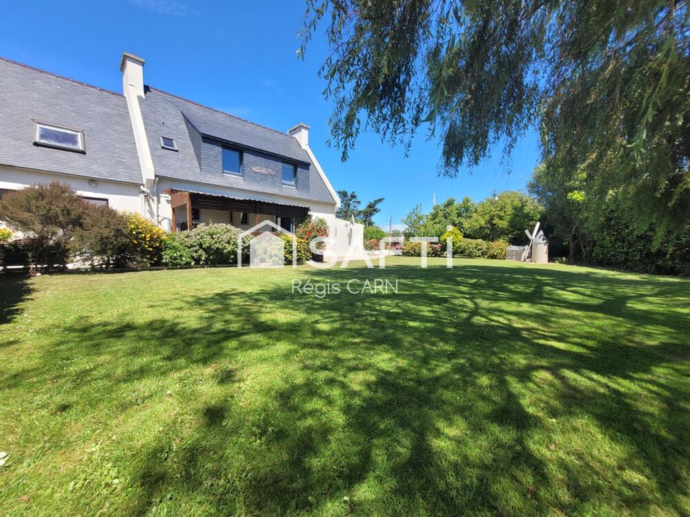 LANDUNVEZ :maison familiale T6, 5 chambres sur jardin 1000 m²