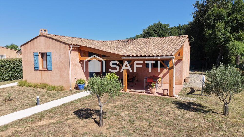 Vente Maison Villa de 81m² sur 1115m² de terrain clos avec grand garage Regusse
