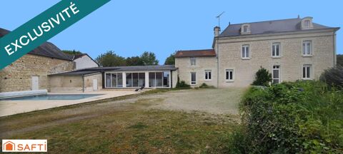   Maison de caract�re + grange +piscine+ pr�au de 66m2 chauff� Maison - 6 pi�ce(s) - 156 m�