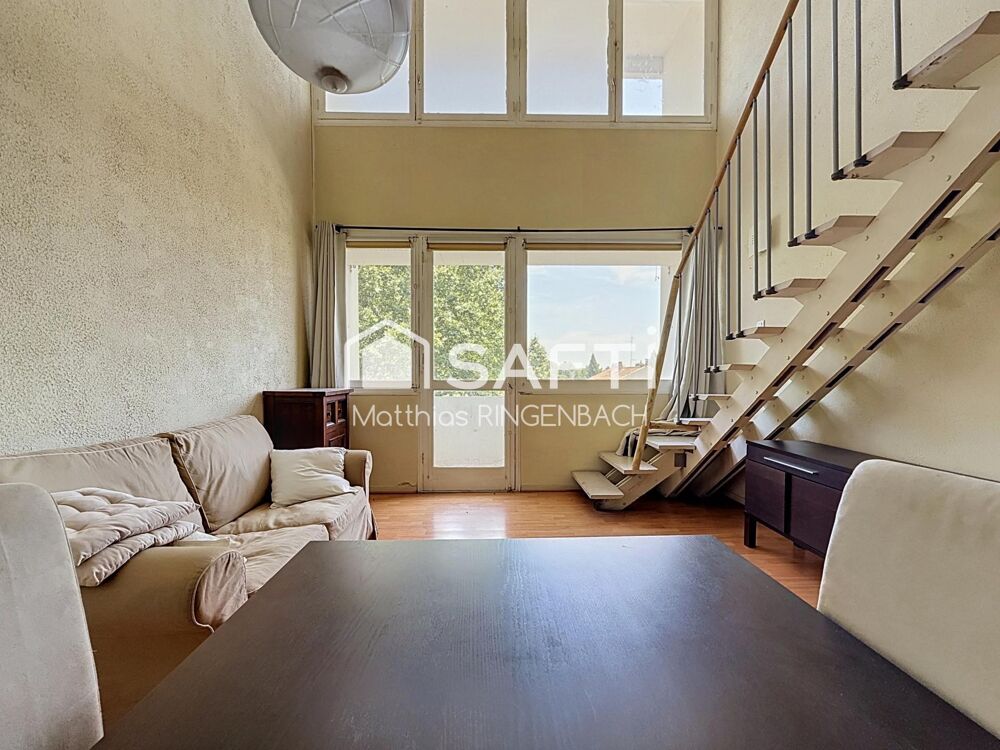 Duplex lumineux avec balcon et parking