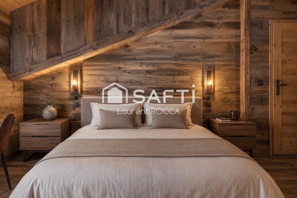 Vente Maison Propriété alpine d'exeption ski aux pieds avec Vue Mont Blanc La plagne tarentaise