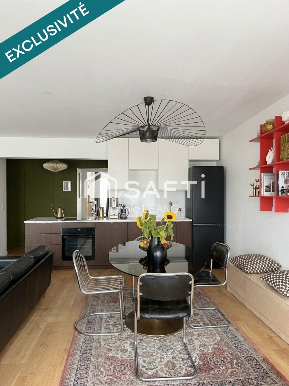 Vente Appartement Montreuil : lumineux 3 pièces traversant, 2 balcons, résidence arborée, métro ligne 9 à 5 min ! Montreuil