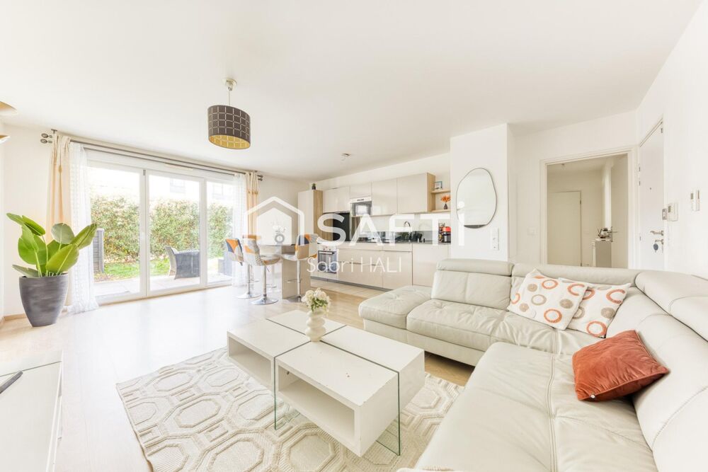 Vente Appartement Appartement 3 pièces de 64m², immeuble récent de standing avec jardin et terrasse de 52m², exposé Sud-Ouest Colombes
