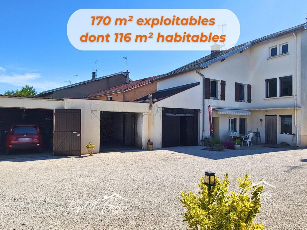 Vente Maison Maison 170 m² utiles, terrain arboré, dépendances Dole