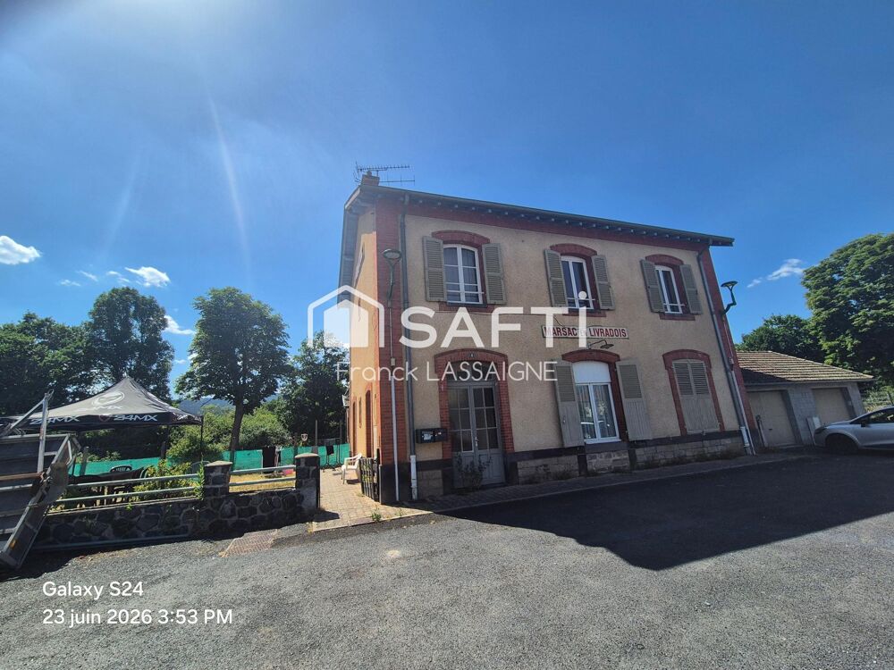Vente Immeuble Ancienne gare entièrement réhabilitée en 2 apparts Marsac-en-livradois