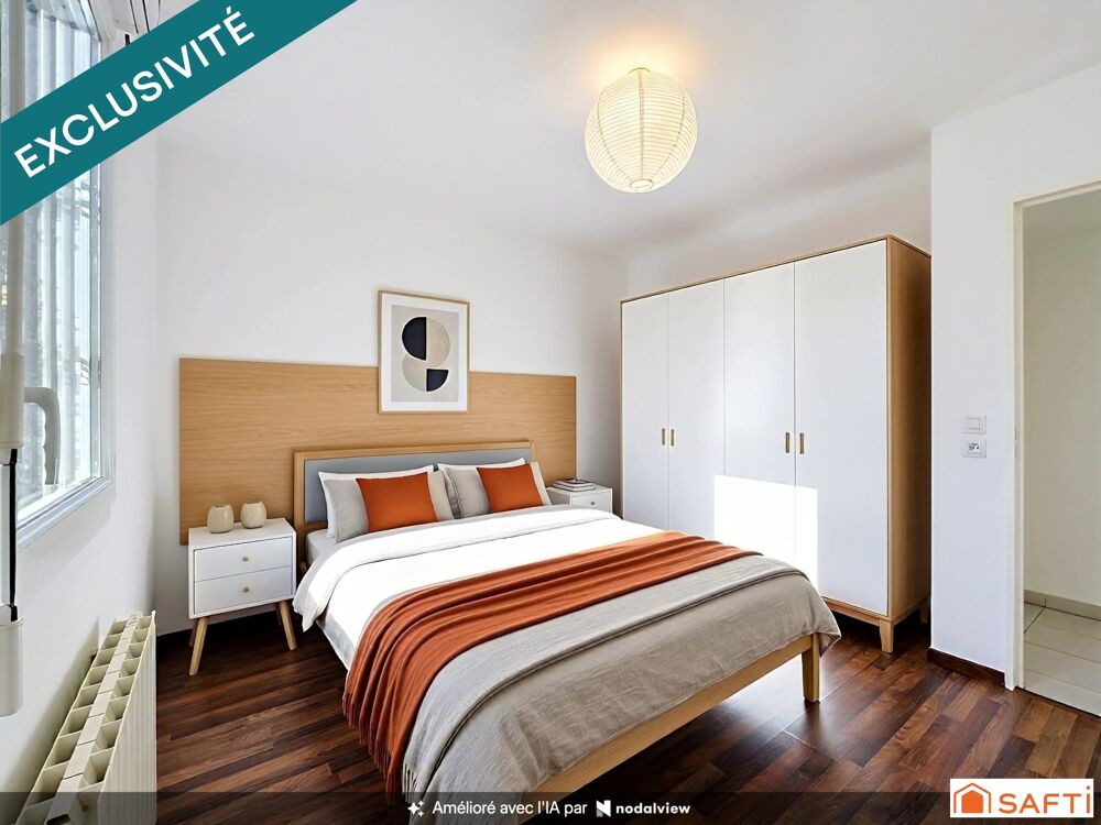 Vente Appartement T3 52 m² REFAIT À NEUF – REZ-DE-JARDIN – 2 CHAMBRES – Decines-charpieu