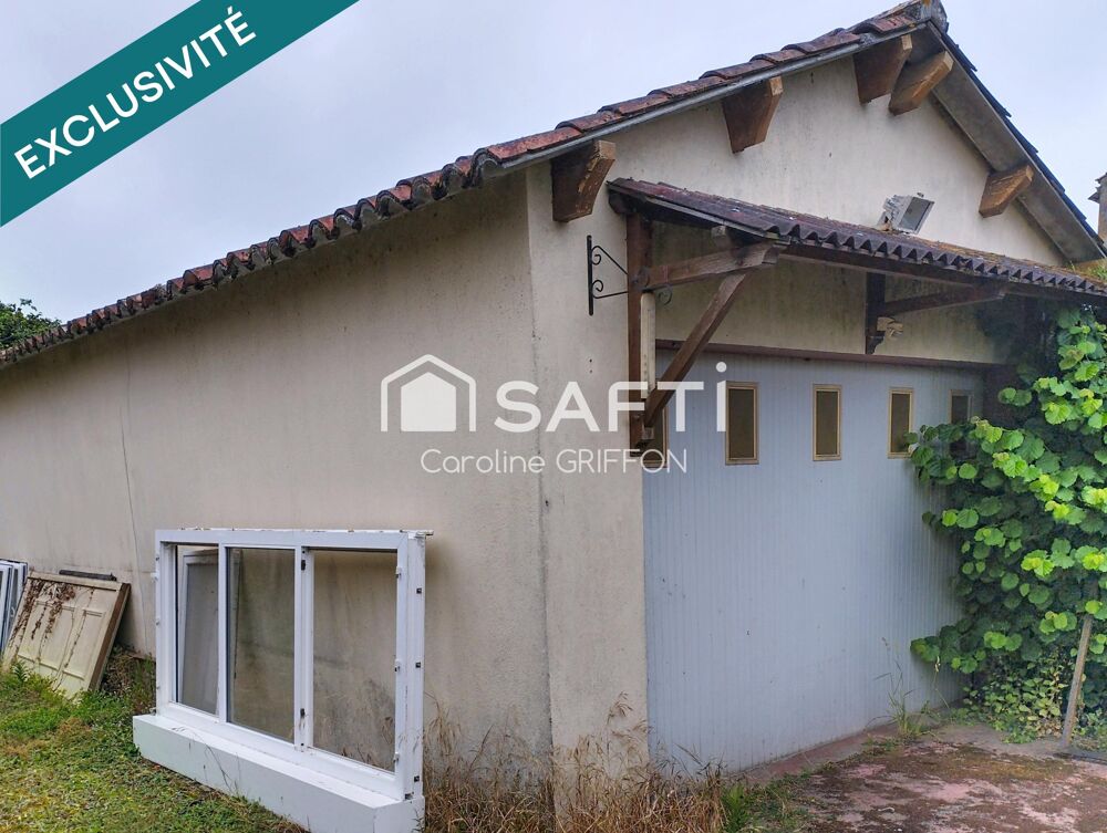Ensemble Maison 3 pièces à rénover et garage 40 m²