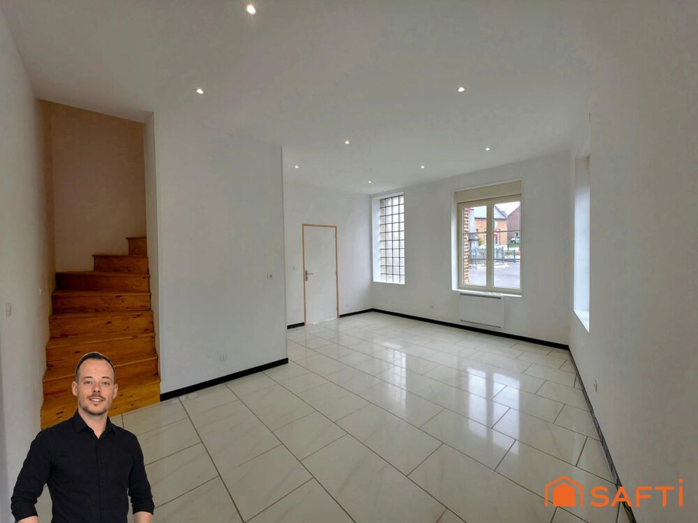 Vente Immeuble Busigny – Maison rénovée + local commercial Busigny