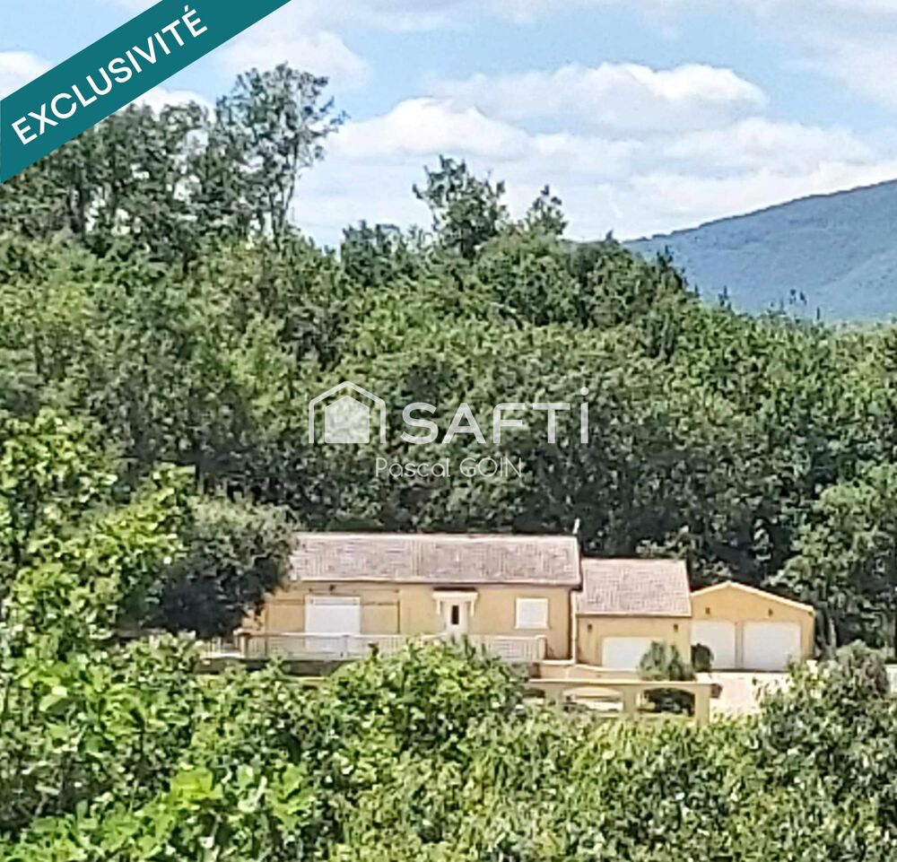Vente Maison Villa 3 chambres 130 m² jardin limite GARD ARDECHE Saint-ambroix
