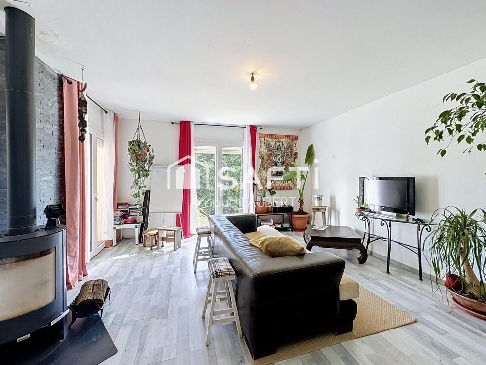 Maison T4 avec grand jardin arboré au calme