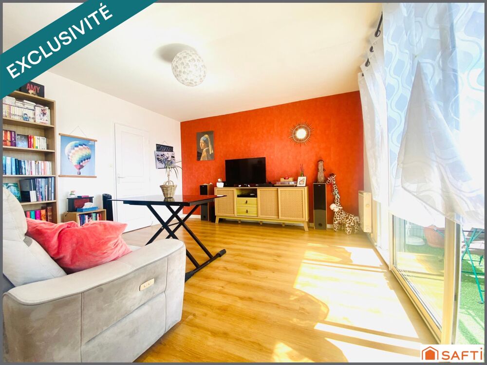 T3 / 65M2 / TRAVERSANT ET LUMINEUX / DERNIER ETAGE / BALCON / CAVE / 800m DU CENTRE DE MERIGNAC