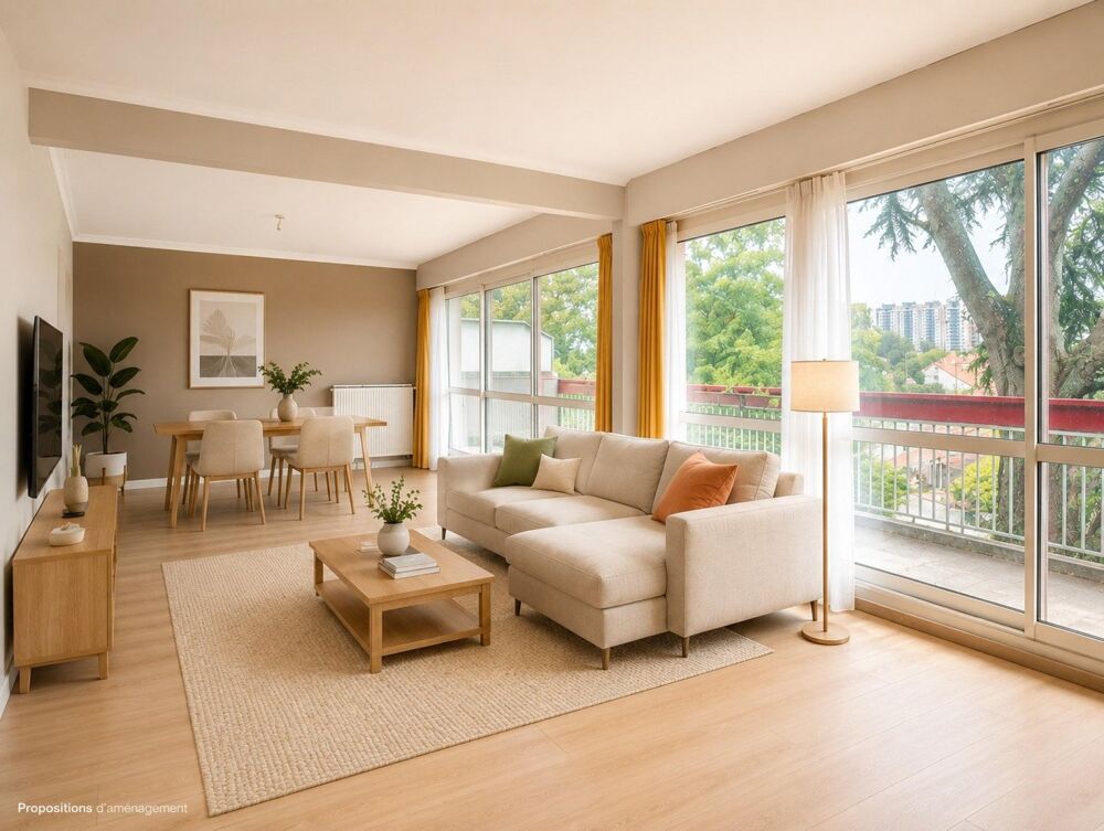 Grand T3 de 85 m² au dernier étage avec garage, parking et cellier