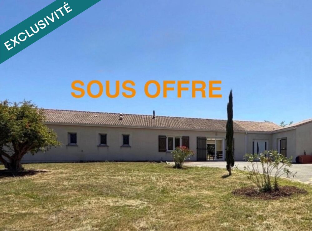 Grande villa avec piscine et grand terrain