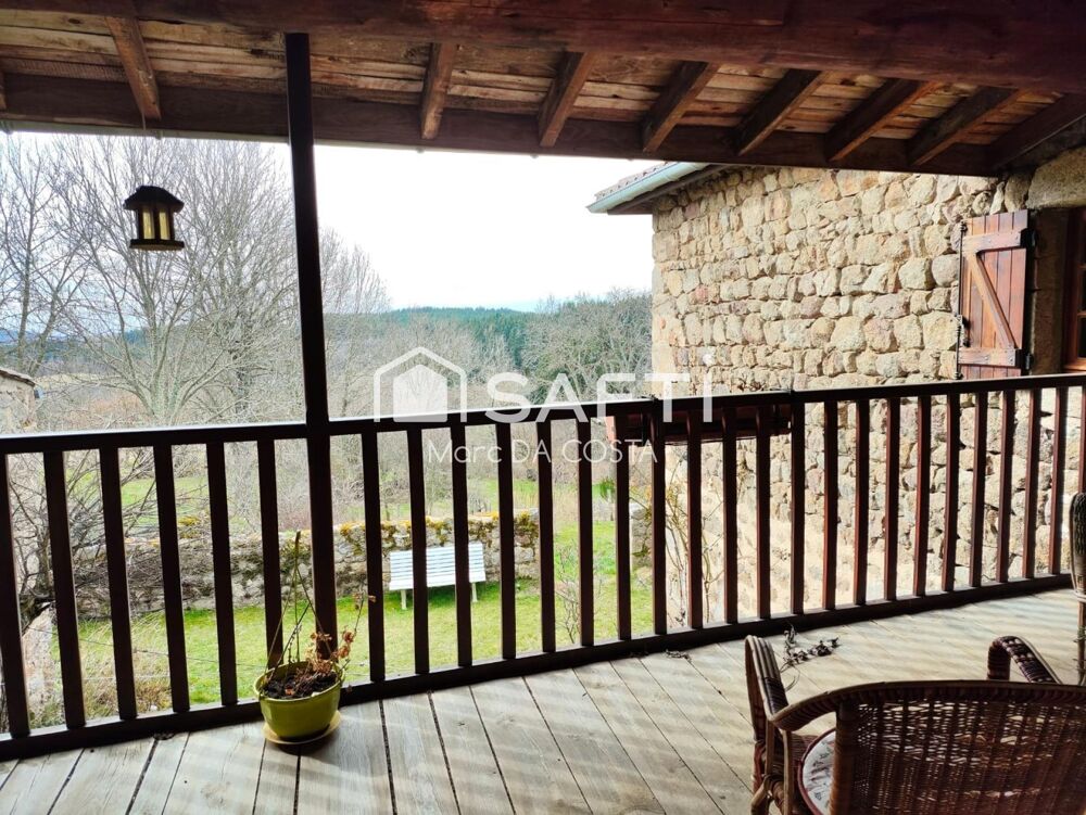 Vente Maison ENSEMBLE IMMOBILIER de 230 m2 + terrain 3000 m2 + 44000 m2 en location 1 ETABLE DE 130 M2 2 GARAGE Estivareilles