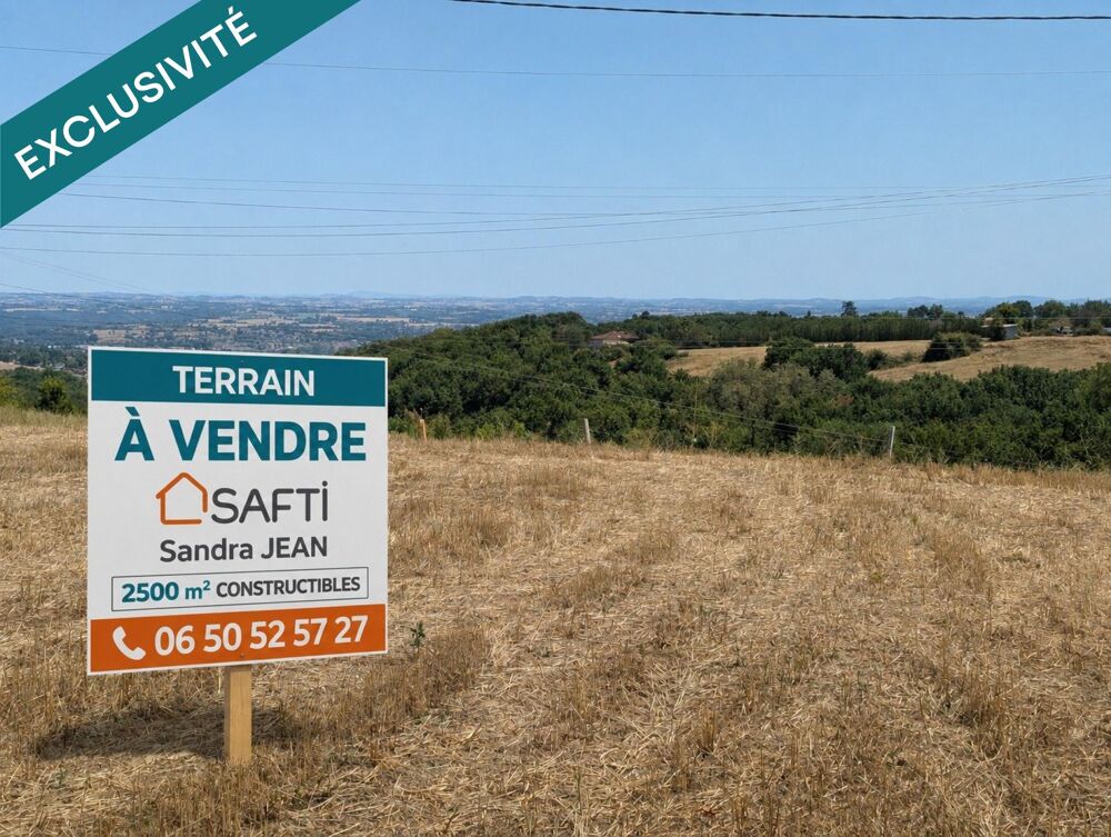 Vente Terrain Terrain constructible à 5 minutes d'Albi Cagnac-les-mines