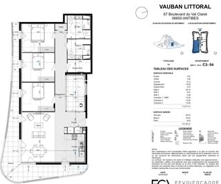  Appartement à vendre 4 pièces 115 m²