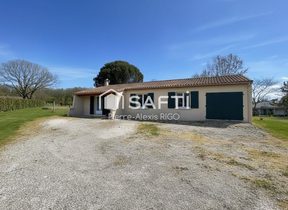 Plain-pied 89m², terrain 4150m², hangar 70m²