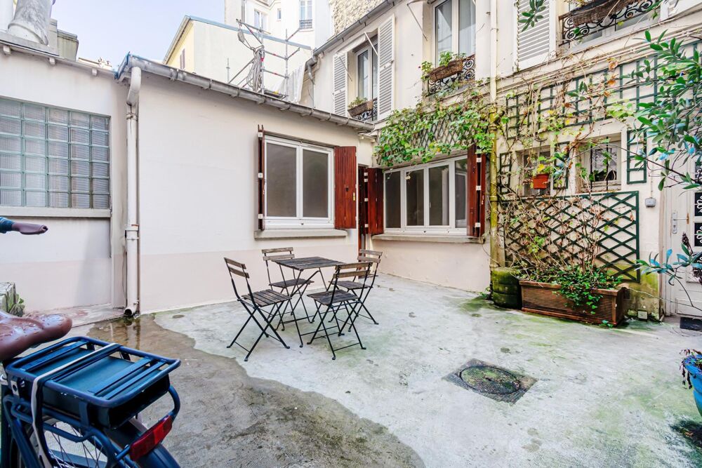 2 pièces en rez-de-cour calme et lumineux