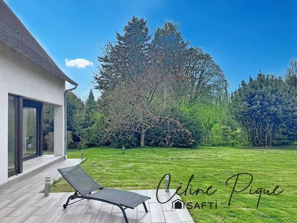 Maison de 9 pièces avec grand jardin, bois et rivière