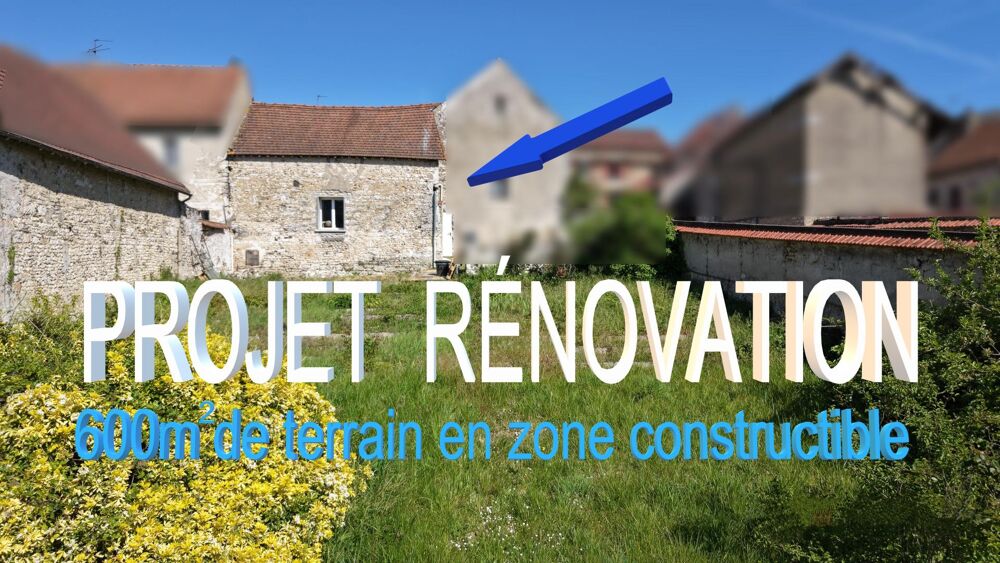 Grange à rénover de 90m2 environ avec 600m2 de terain en zone constructible