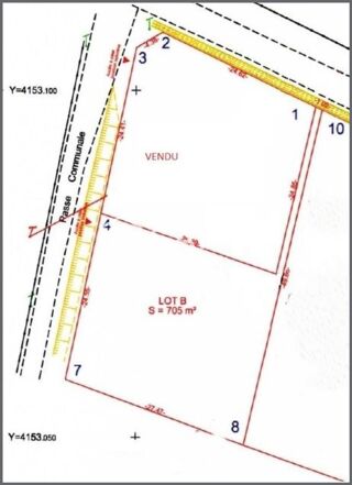  Terrain � vendre 705 m�