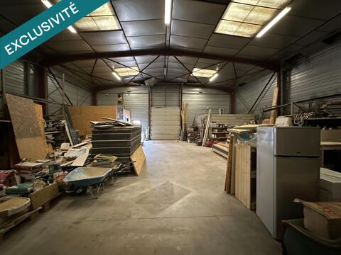   Bâtiment de stockage avec parking + bureau 
