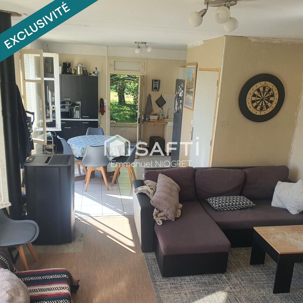 Charmante maison de 48 m² sur superbe terrain bucolique