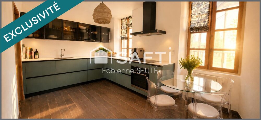 maison de ville 105 m2, 3 pièces, rénovée, 2 terrasses