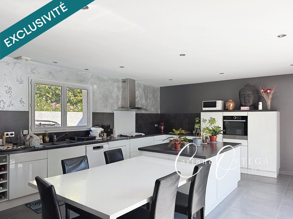 Vente Maison Villa Plain pied - 4 chambres - Piscine et Grand garage Beauvoisin