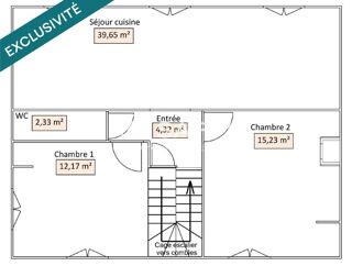  Appartement  vendre 4 pices 94 m