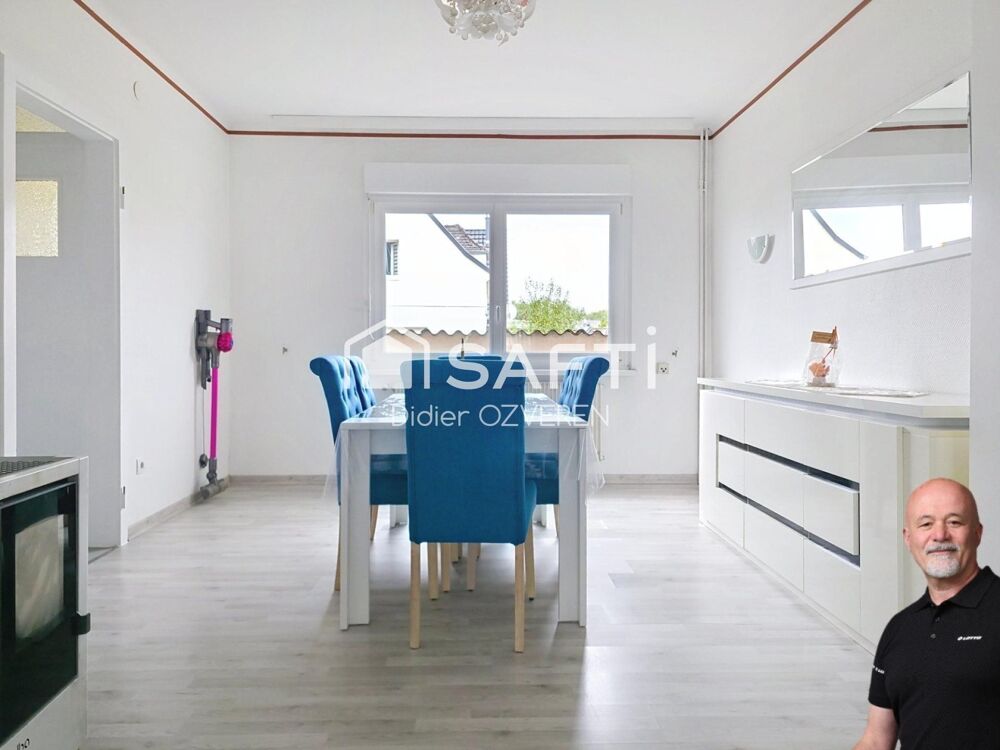 Maison 116 m²  3 chambres et bureau  Terrain 443 m²  Garage  Sélestat