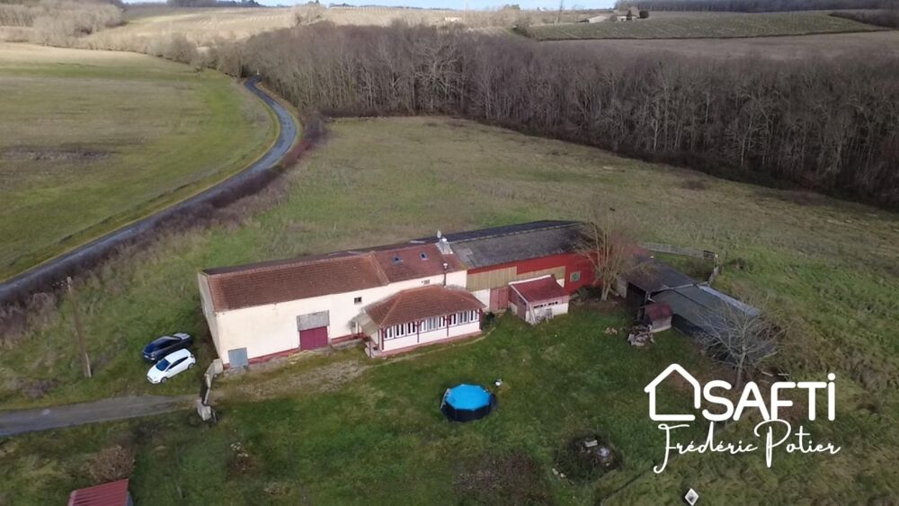 Vente Maison Corps de ferme de 7 pièces, 3 chambres et deux dépendances attenantes Savignac-de-duras