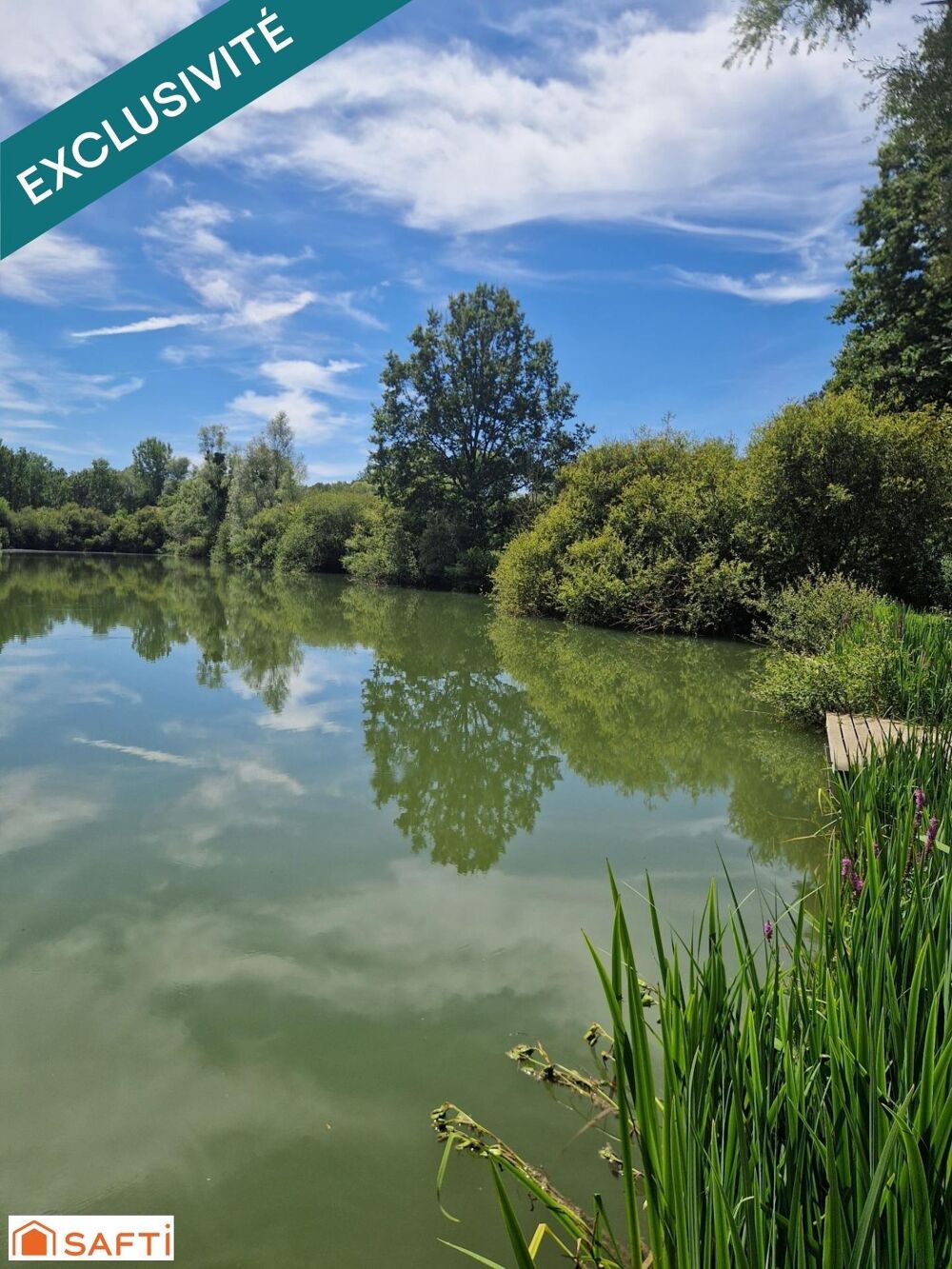 Vente Terrain Magnifique plan d'eau avec plusieurs spots Epineau-les-voves