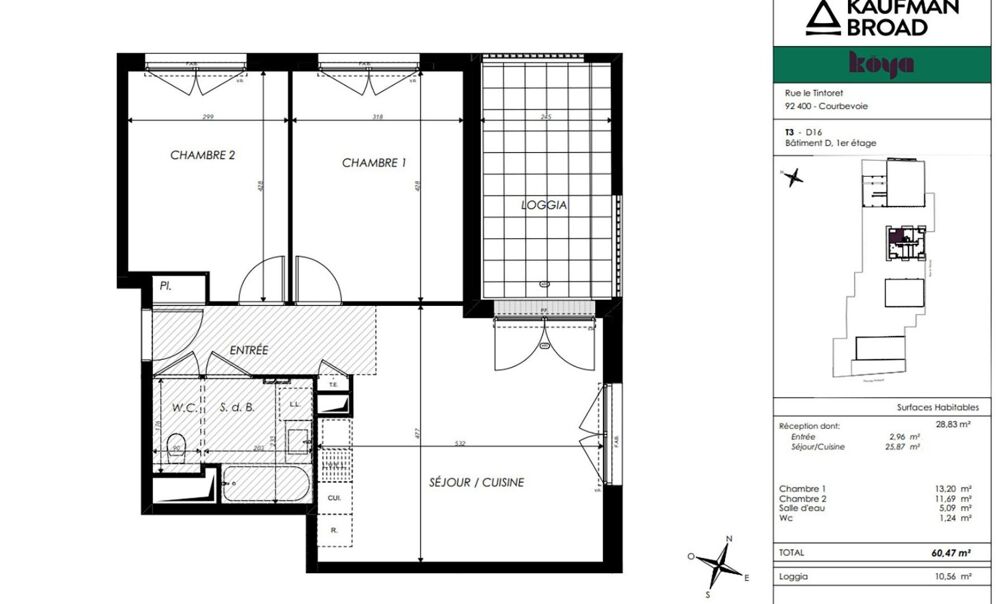 Vente Appartement La Défense côté jardin Courbevoie