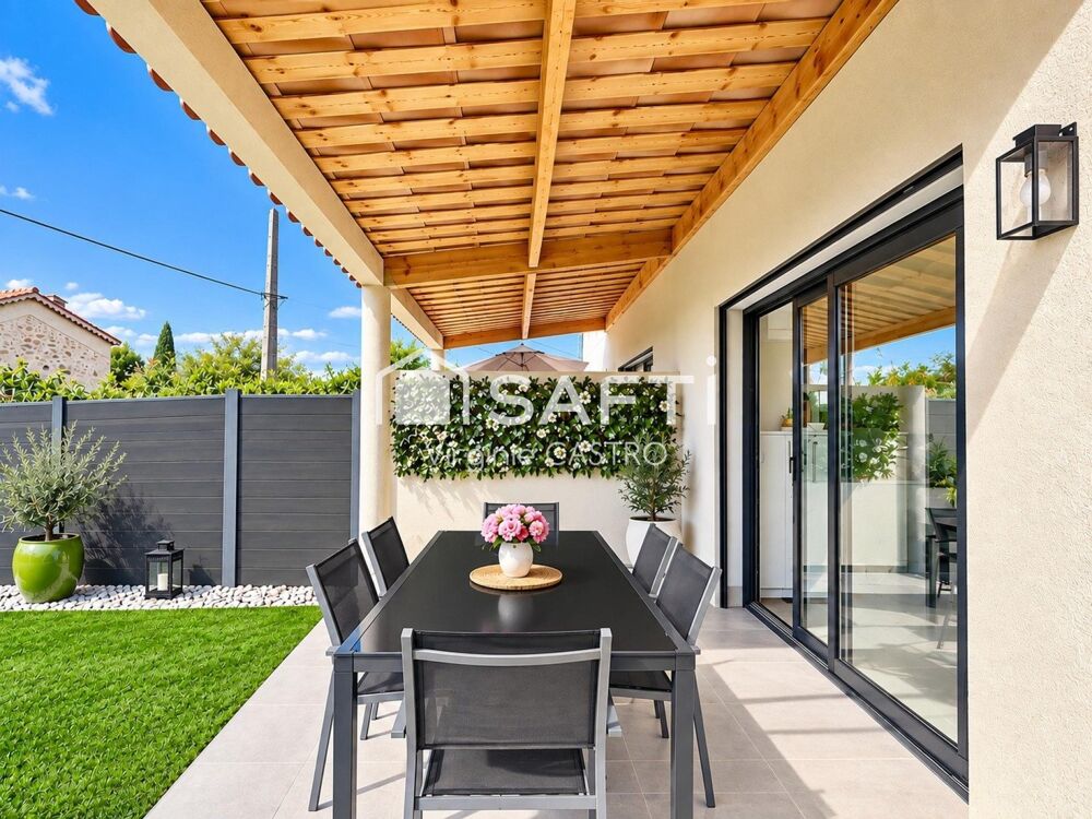 MAISON RECENTE 3 PIECES avec TERRASSE/JARDIN & GARAGE (- 15mn accès A8)